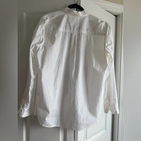 GAP White Long-Sleeve Button Shirt - Picture 3 of 9